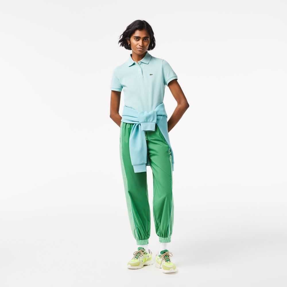 Lacoste Regular Fit Soft Bomull Petit Pique Mint | 8409-XAFUC