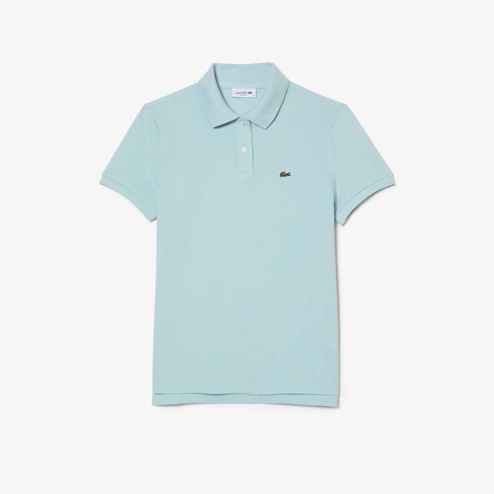 Lacoste Regular Fit Soft Bomull Petit Pique Mint | 8409-XAFUC