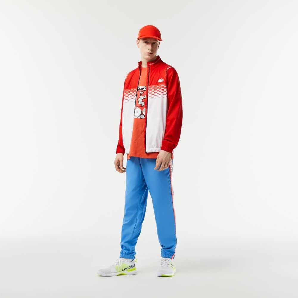 Lacoste Regular Fit Track Pants Blå | 3768-VZXCN