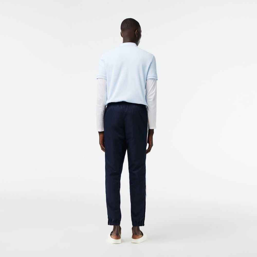 Lacoste Regular Fit Track Pants Marineblå Blå Hvite | 0925-OWRYH