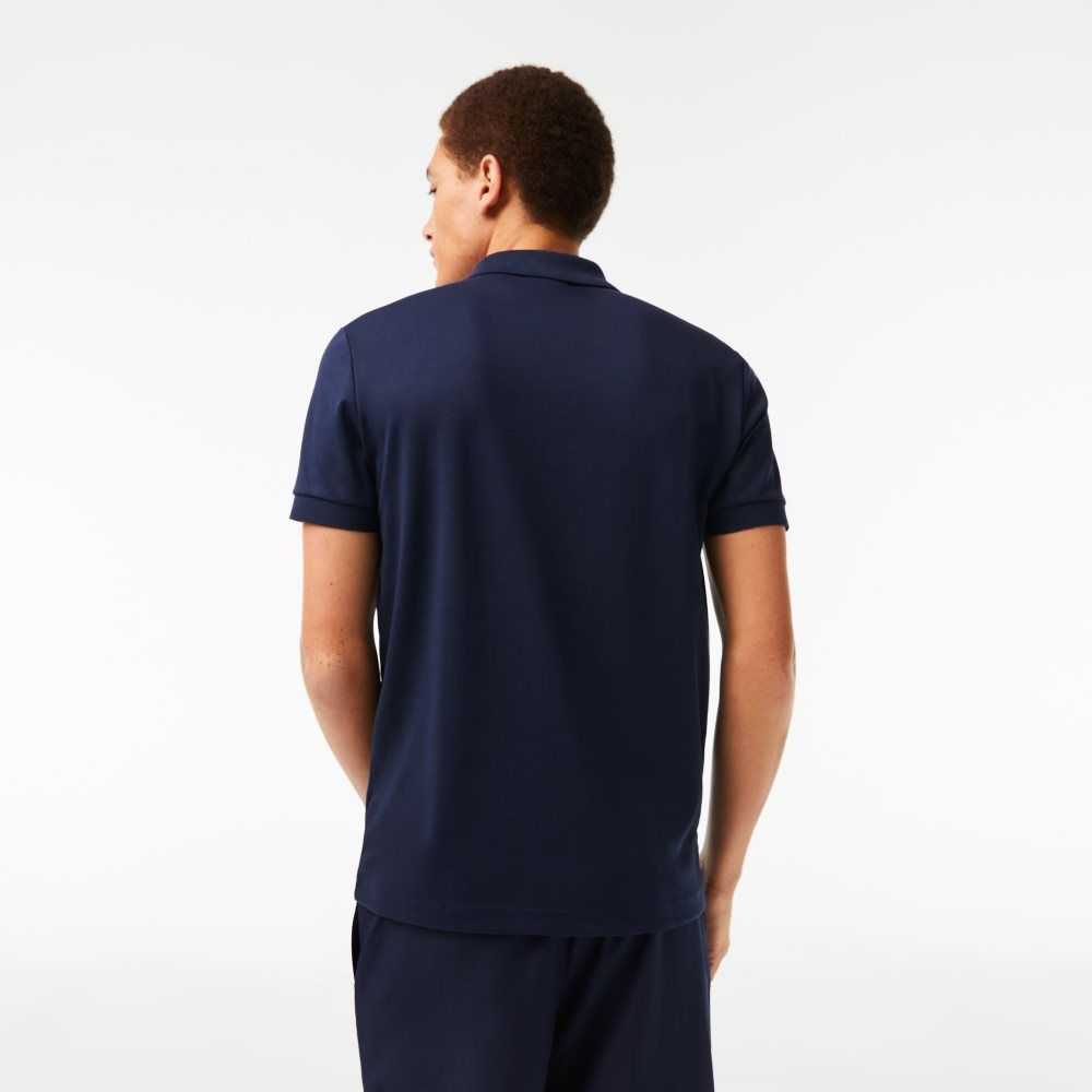 Lacoste Regular Fit Ultra Soft Bomull Jersey Marineblå Blå | 0156-GQLTM