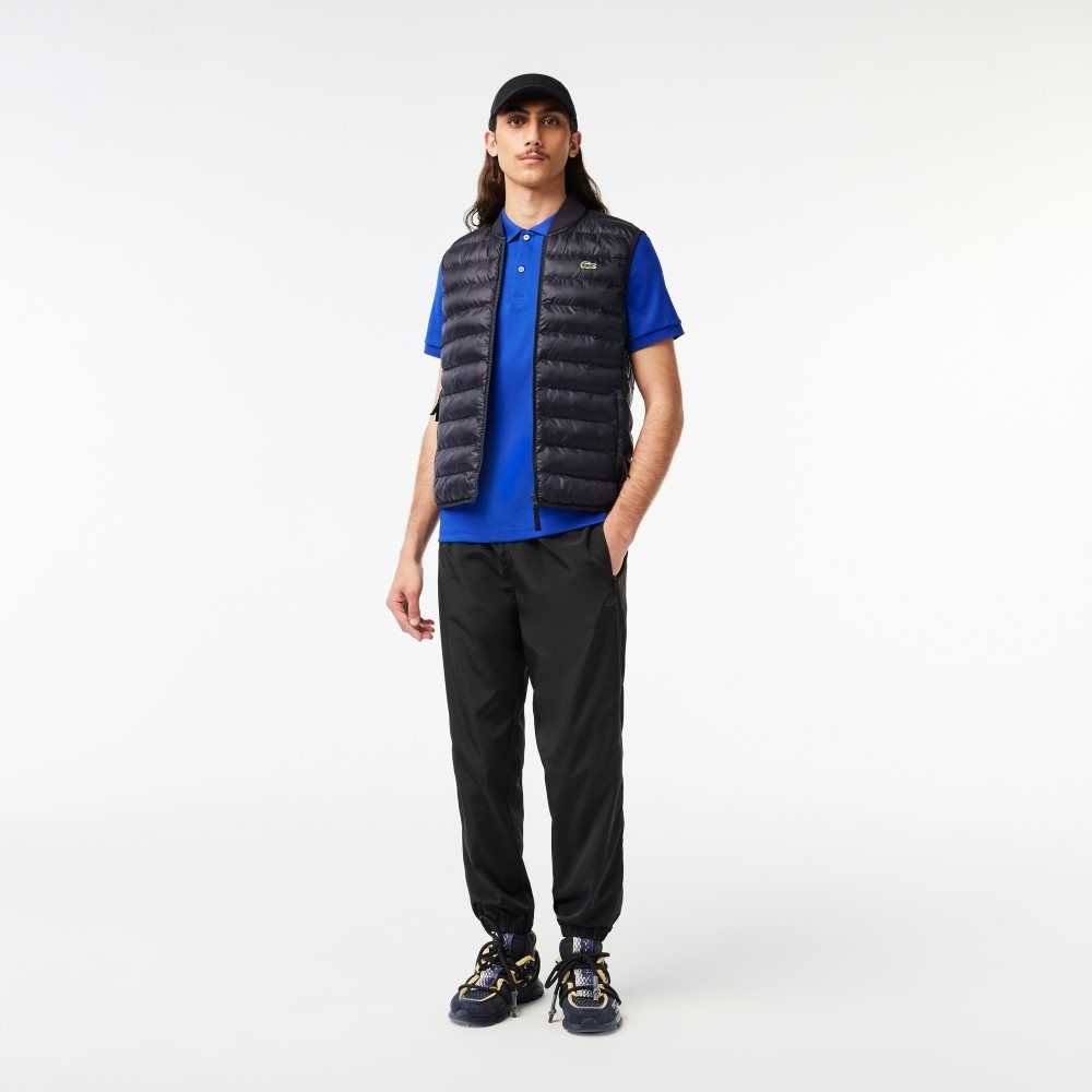 Lacoste Regular Fit Ultra Soft Bomull Jersey Blå | 5904-SHYLK