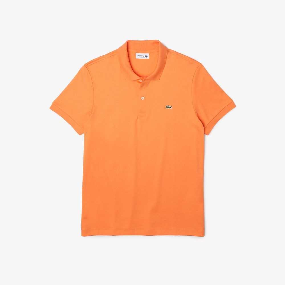 Lacoste Regular Fit Ultra Soft Bomull Jersey Oransje | 6143-SVWAE