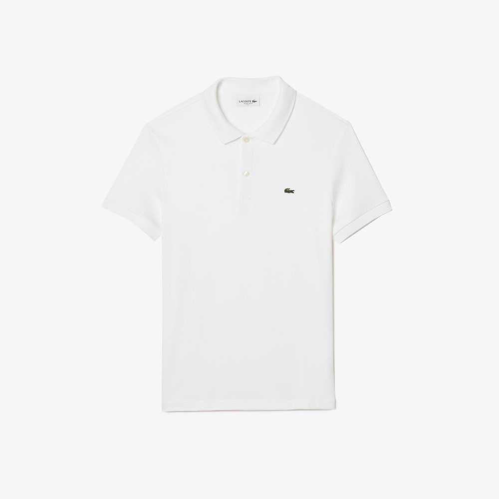 Lacoste Regular Fit Ultra Soft Bomull Jersey Hvite | 7098-WGHYT