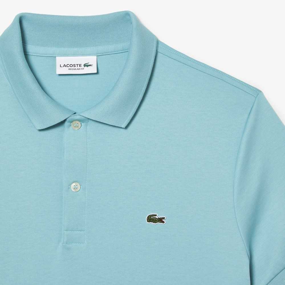 Lacoste Regular Fit Ultra Soft Bomull Jersey Mint | 7980-PHBMJ