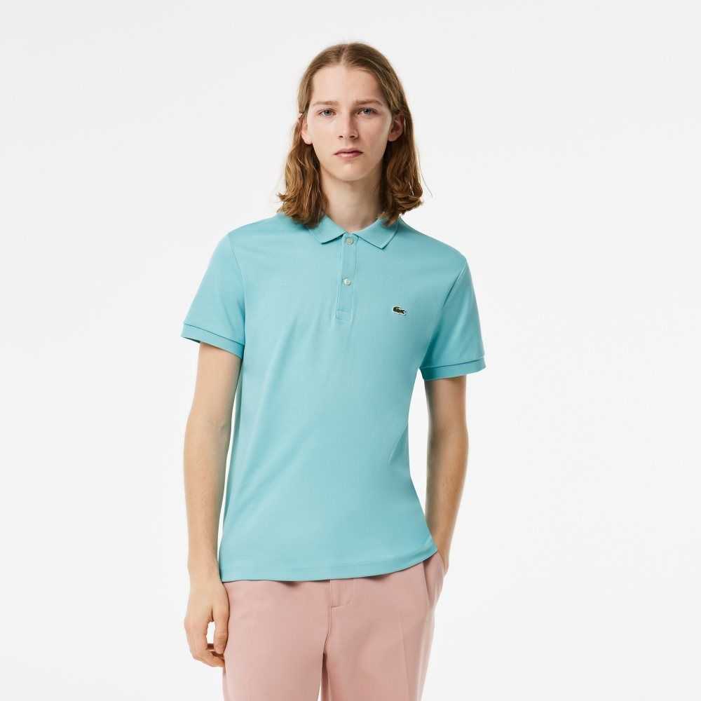 Lacoste Regular Fit Ultra Soft Bomull Jersey Mint | 7980-PHBMJ