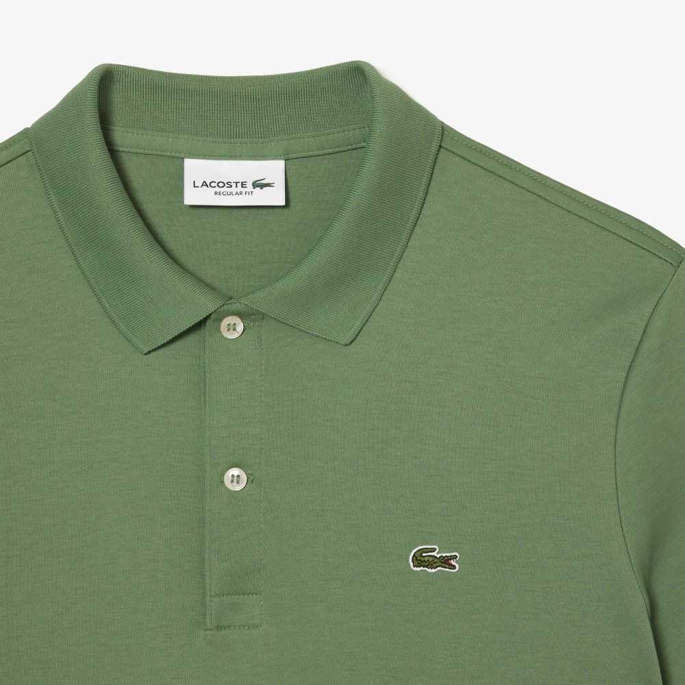 Lacoste Regular Fit Ultra Soft Bomull Jersey Khaki Grønn | 9682-QXSUB