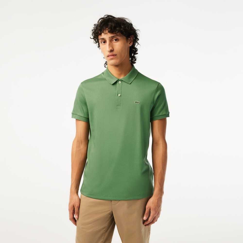 Lacoste Regular Fit Ultra Soft Bomull Jersey Khaki Grønn | 9682-QXSUB