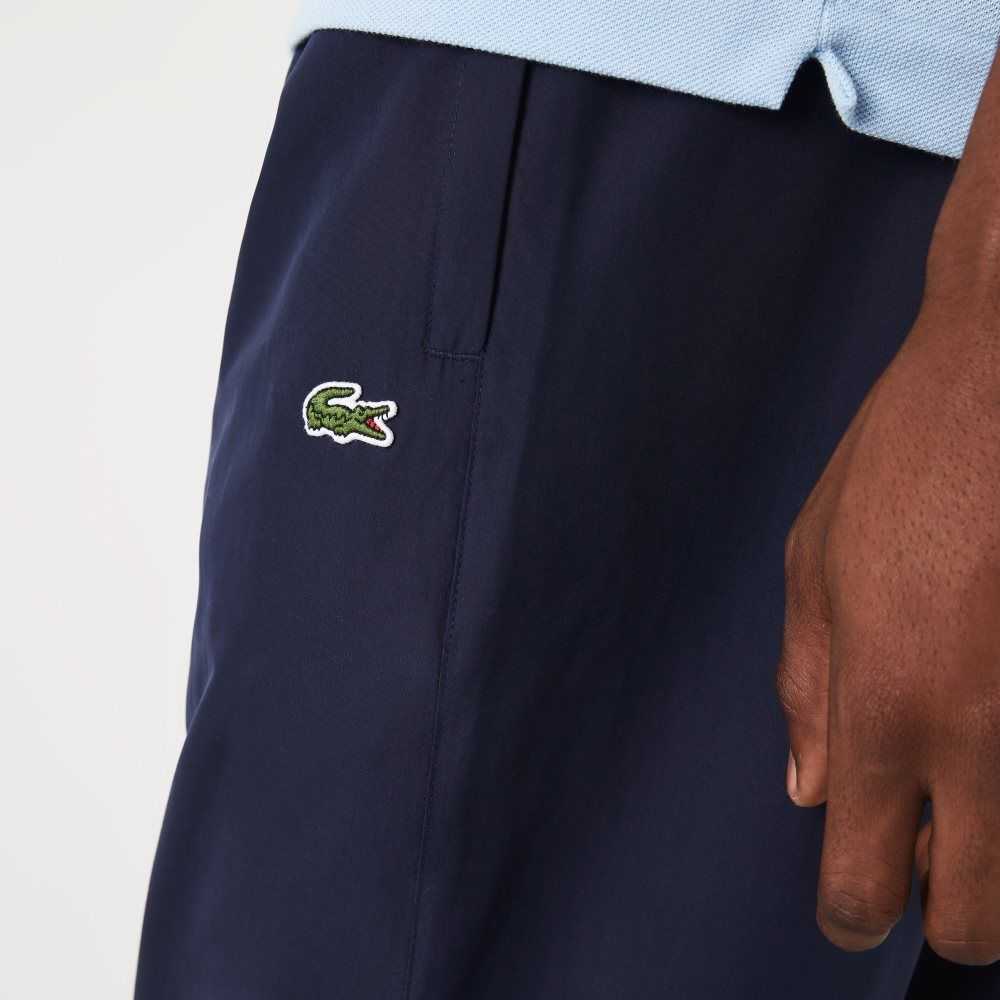 Lacoste Regular Fit Vann-Repellent Marineblå Blå | 4589-EFOAH