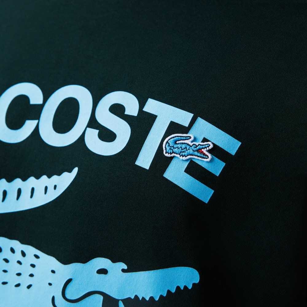 Lacoste Relaxed Fit Crocodile Grønn | 5274-BCQLI