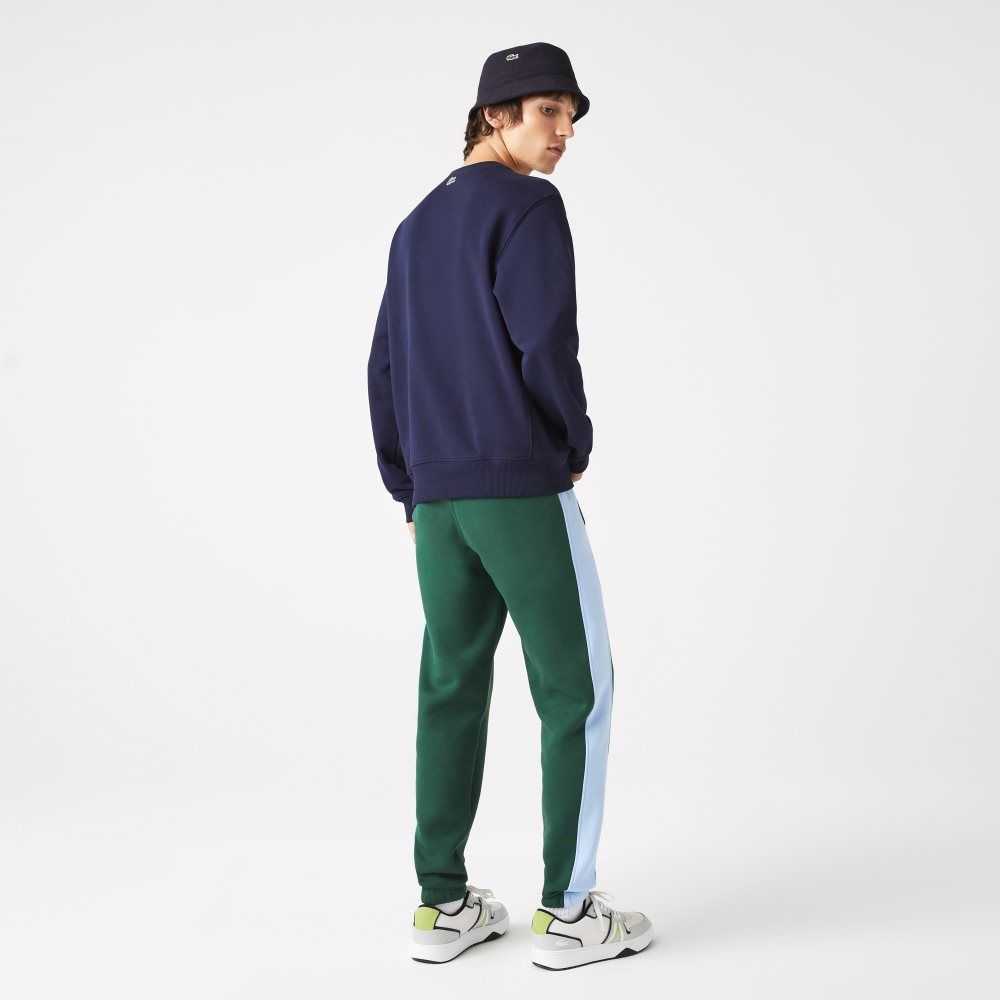 Lacoste Relaxed Fit Organic Bomull Marineblå Blå | 1895-POTLC