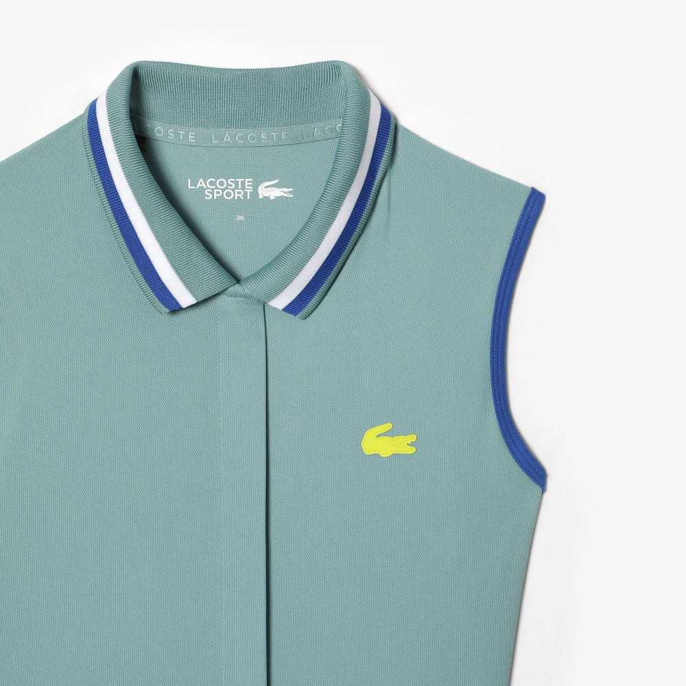 Lacoste SPORT Built-In Kort Plissert Tennis Grønn Lyse Grønn | 2360-DHNKE