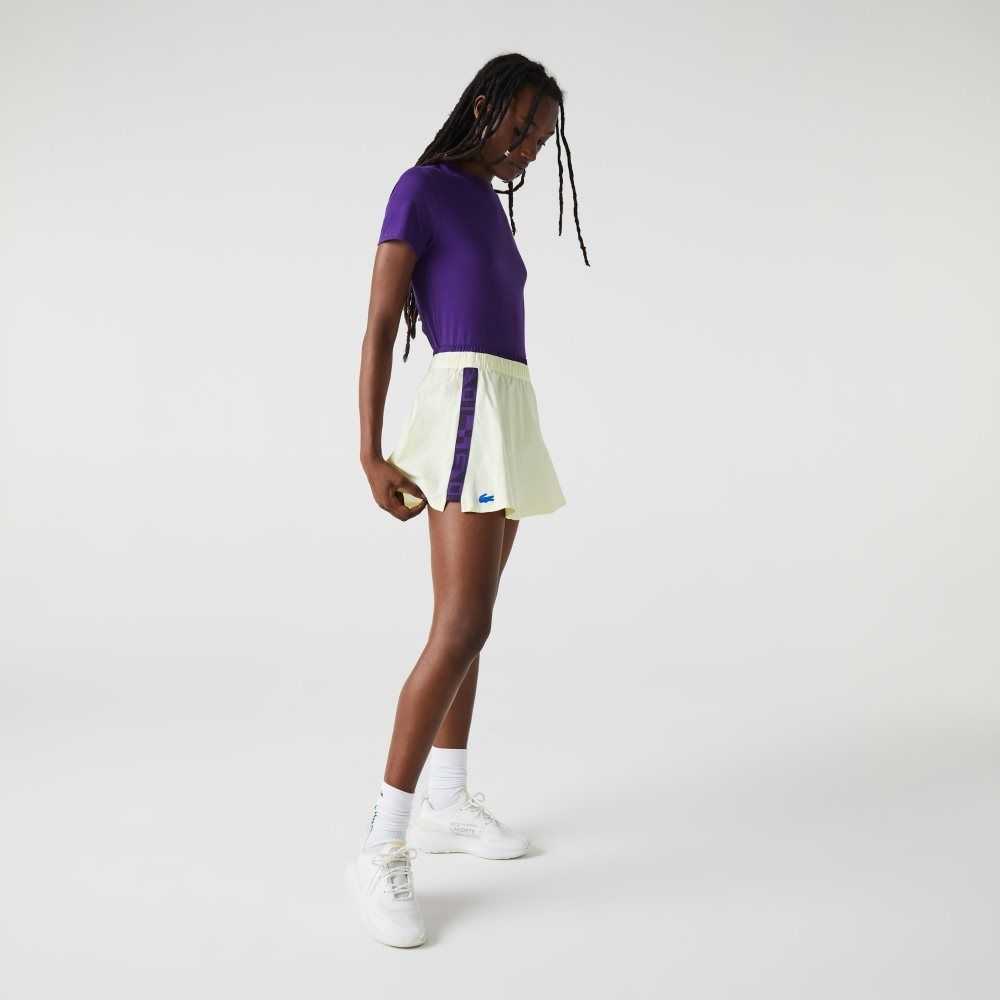 Lacoste SPORT Built-In Kort Tennis Gul Lilla | 4056-FOJEX