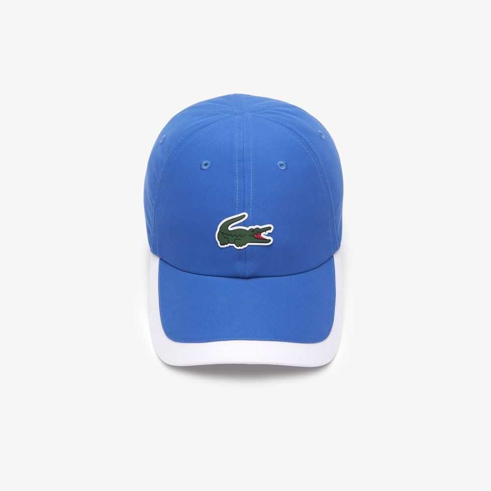 Lacoste SPORT Contrast Border Lette Blå Hvite | 1463-JBKAP