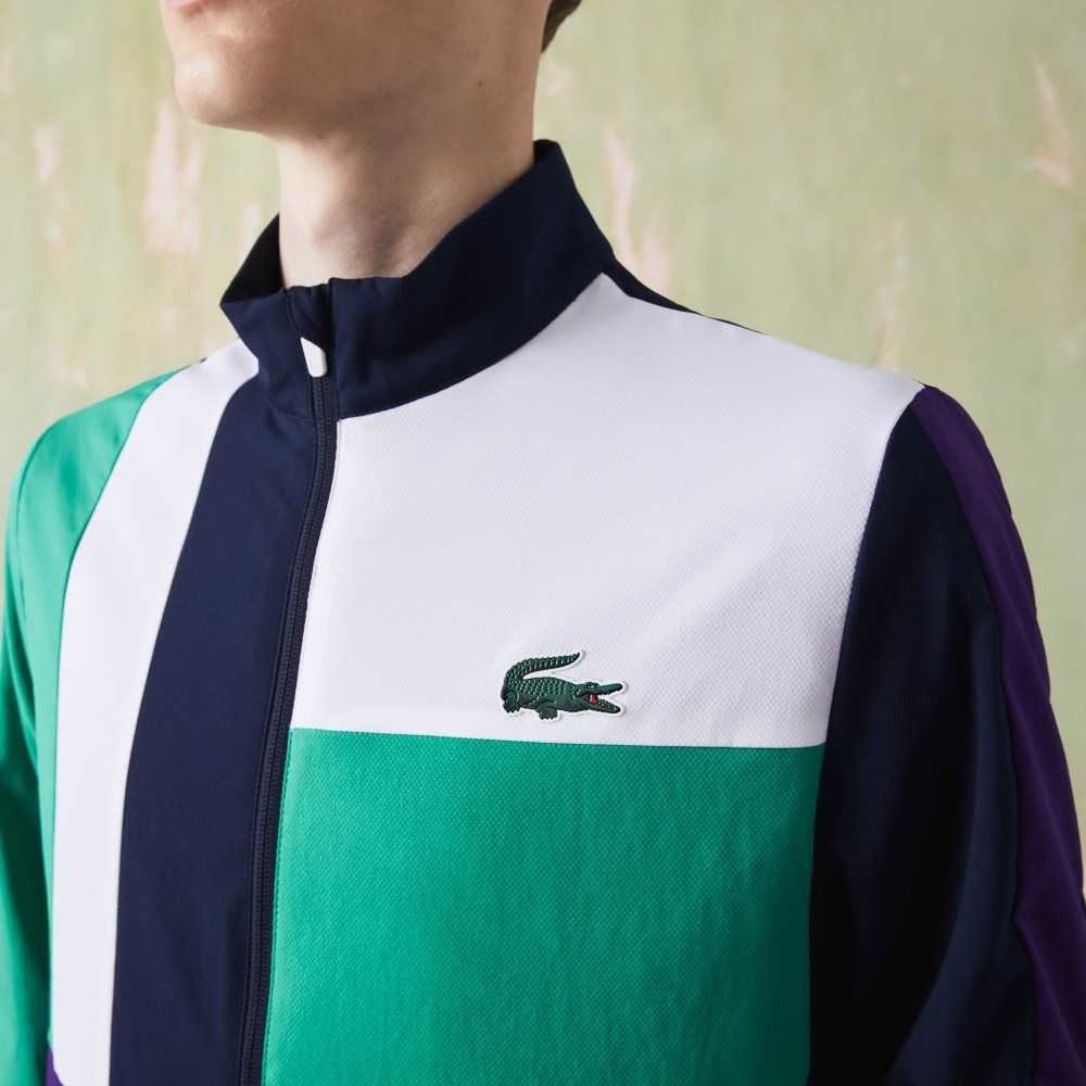 Lacoste SPORT Crocodile Print Tennis Tracksuit Marineblå Blå Grønn Lilla Hvite | 2978-ZWPRE