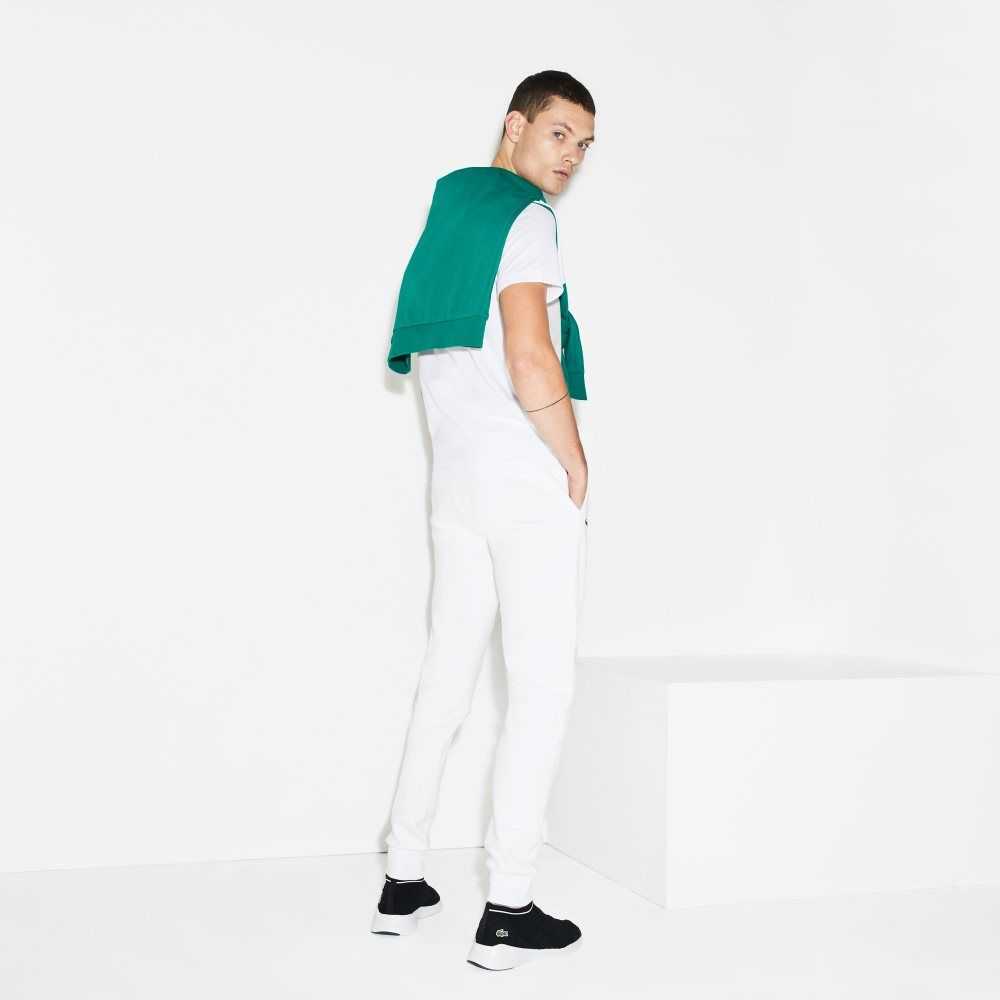 Lacoste SPORT Fleece Tennis Hvite | 3895-WCEFX