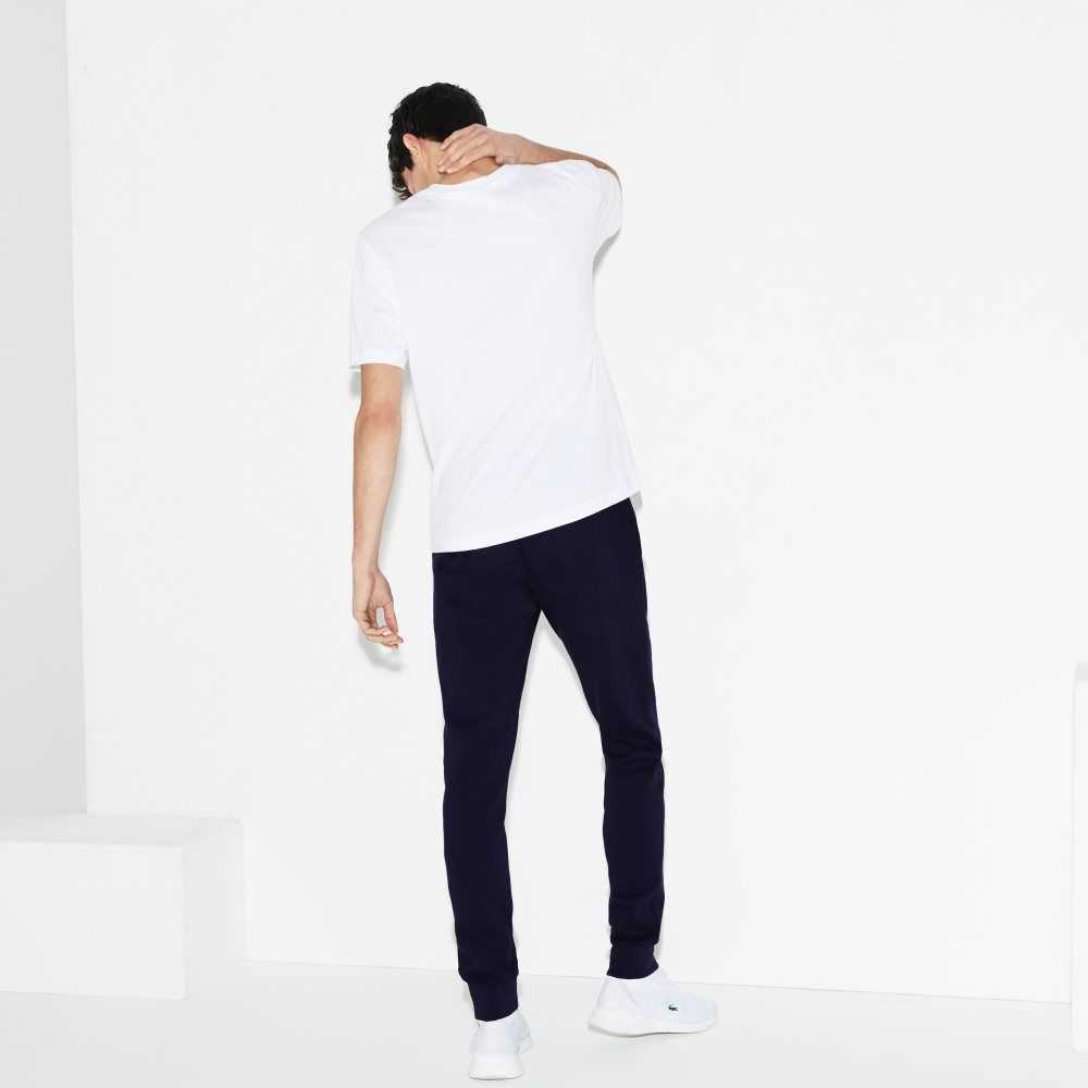 Lacoste SPORT Fleece Tennis Marineblå Blå | 6015-SMJEN