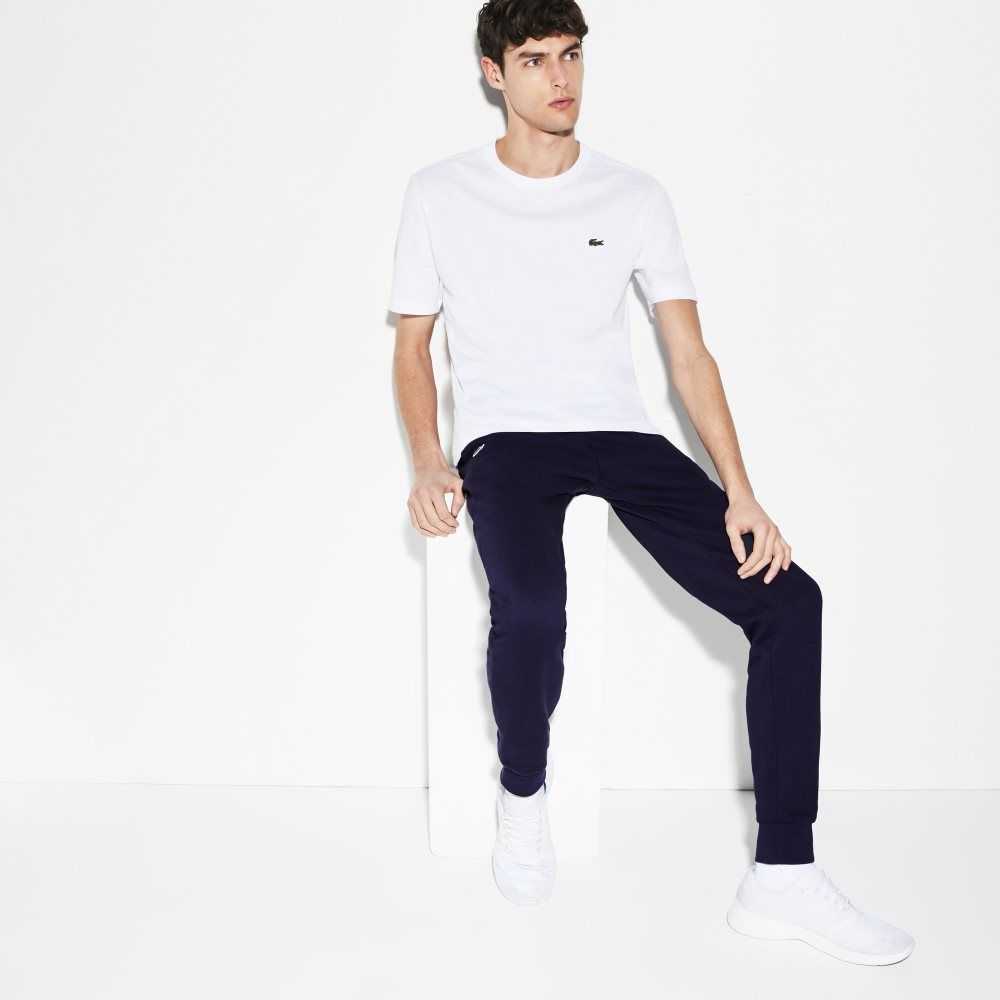 Lacoste SPORT Fleece Tennis Marineblå Blå | 6015-SMJEN