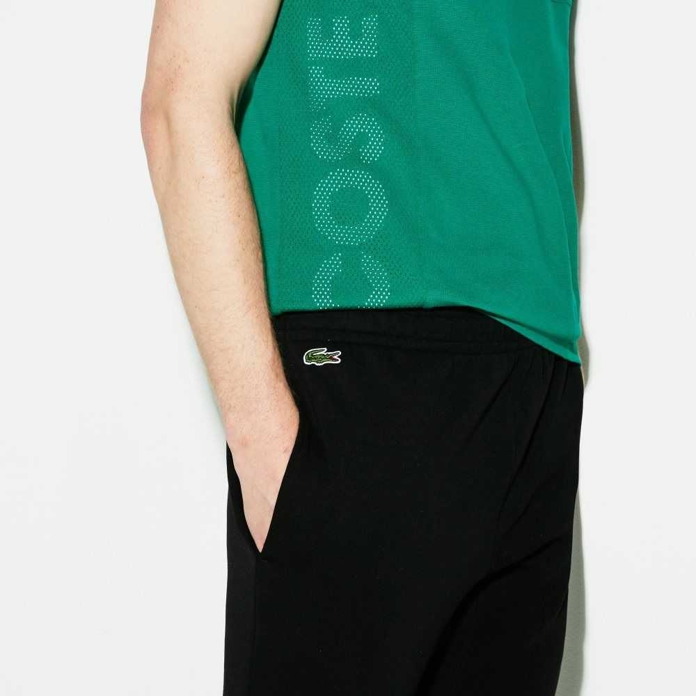 Lacoste SPORT Fleece Tennis Svarte | 8960-VWJNA