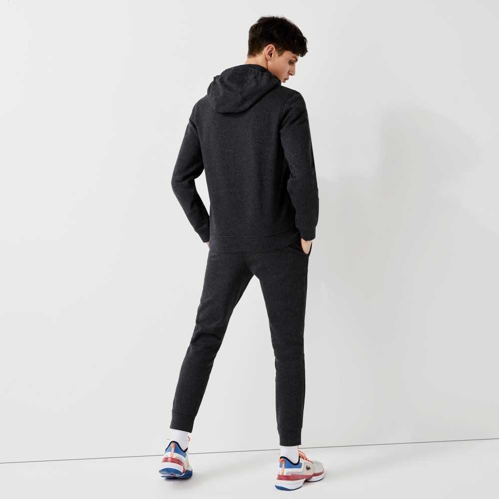 Lacoste SPORT Lette Bi-material Hoodie Grå | 1820-MYEVL