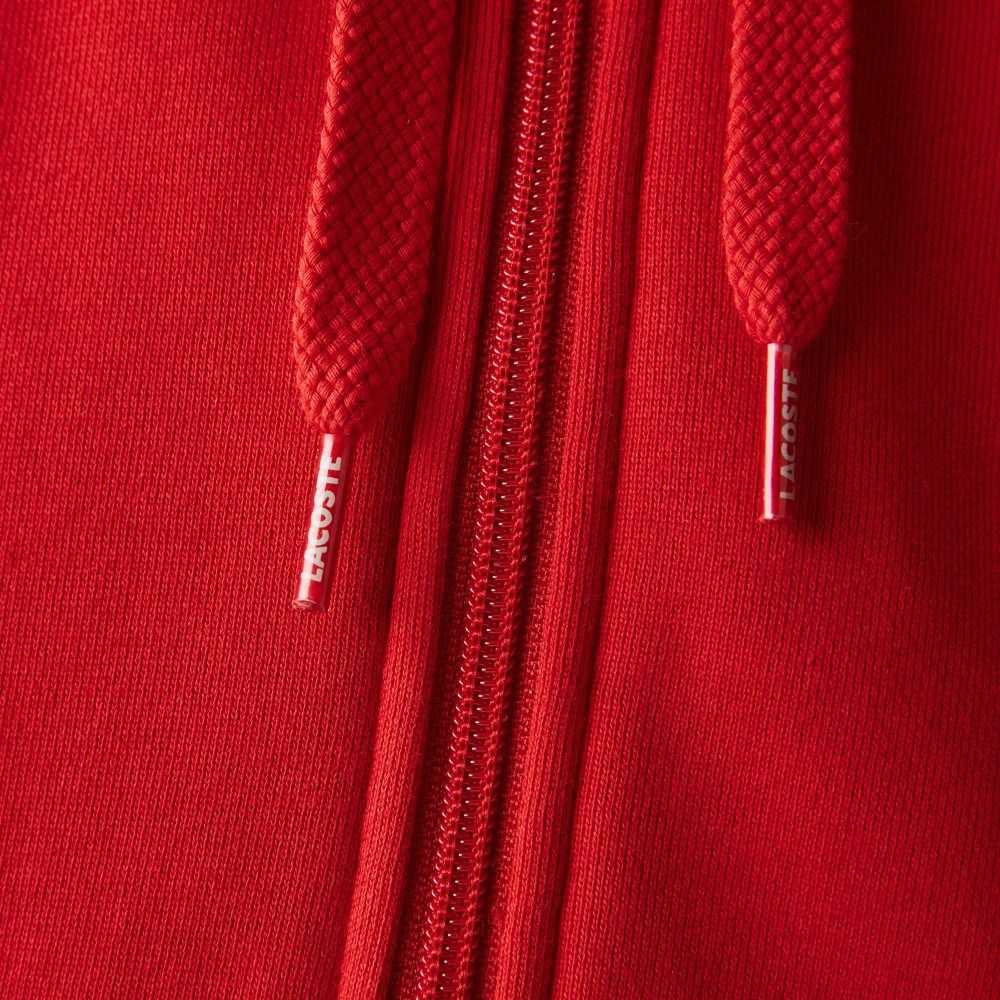 Lacoste SPORT Lette Bi-material Hoodie Rød | 2809-ZNFBD