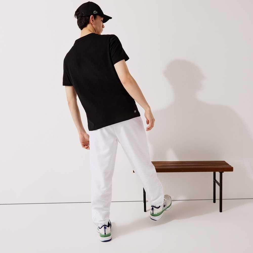 Lacoste SPORT Lette Fabric Tracksuit Hvite | 0967-DBMYG