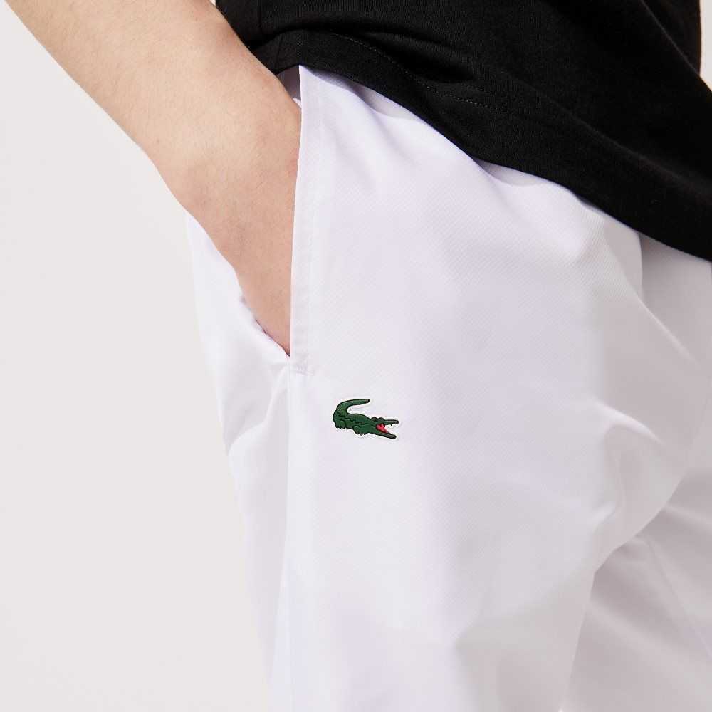 Lacoste SPORT Lette Fabric Tracksuit Hvite | 0967-DBMYG