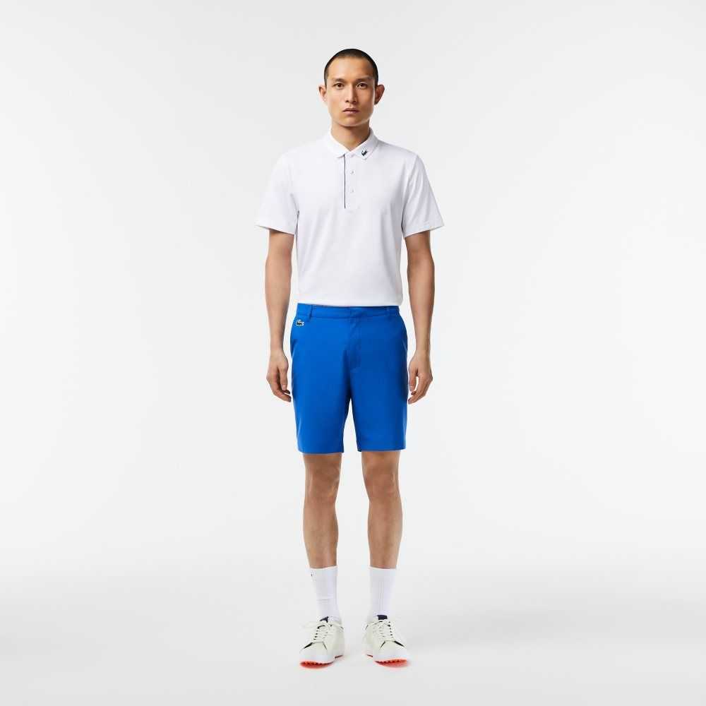 Lacoste SPORT Lette Stretch Golf Blå | 4975-CFHBN