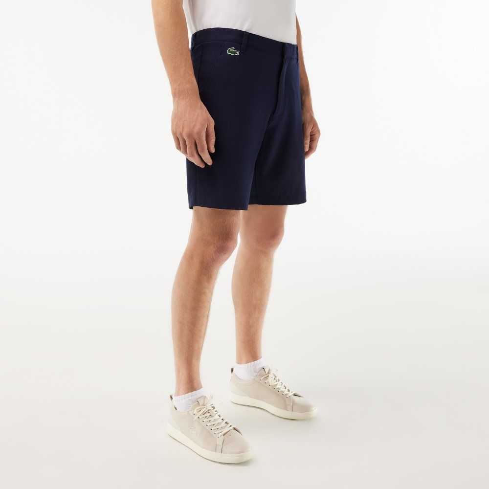 Lacoste SPORT Lette Stretch Golf Shorts Marineblå Blå | 1584-EYLPF