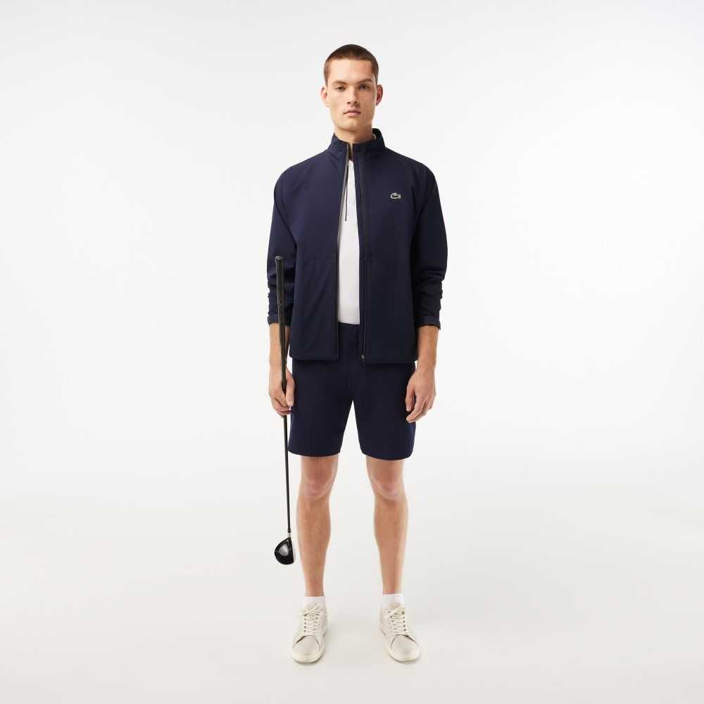 Lacoste SPORT Lette Stretch Golf Shorts Marineblå Blå | 1584-EYLPF