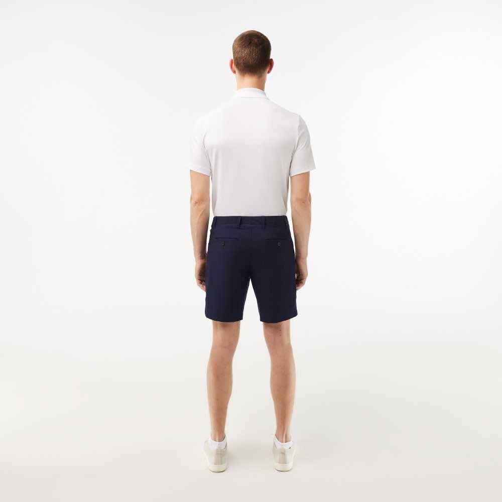 Lacoste SPORT Lette Stretch Golf Shorts Marineblå Blå | 1584-EYLPF