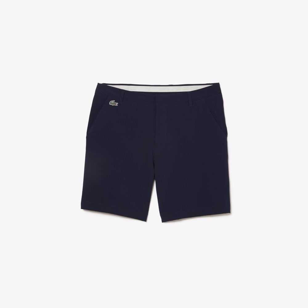 Lacoste SPORT Lette Stretch Golf Shorts Marineblå Blå | 1584-EYLPF