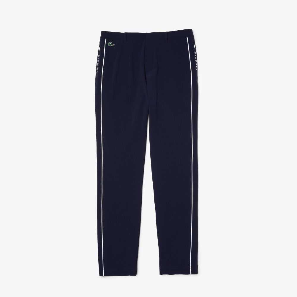 Lacoste SPORT Light Stretch Golf Marineblå Blå Hvite | 1265-BOTJE