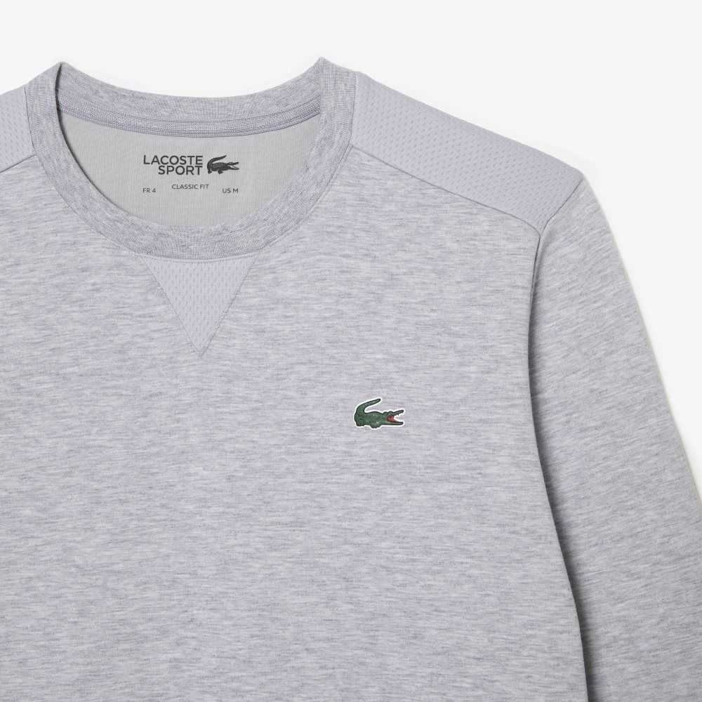 Lacoste SPORT Mesh Panels Grå Lyse Grå | 4967-YUVOS