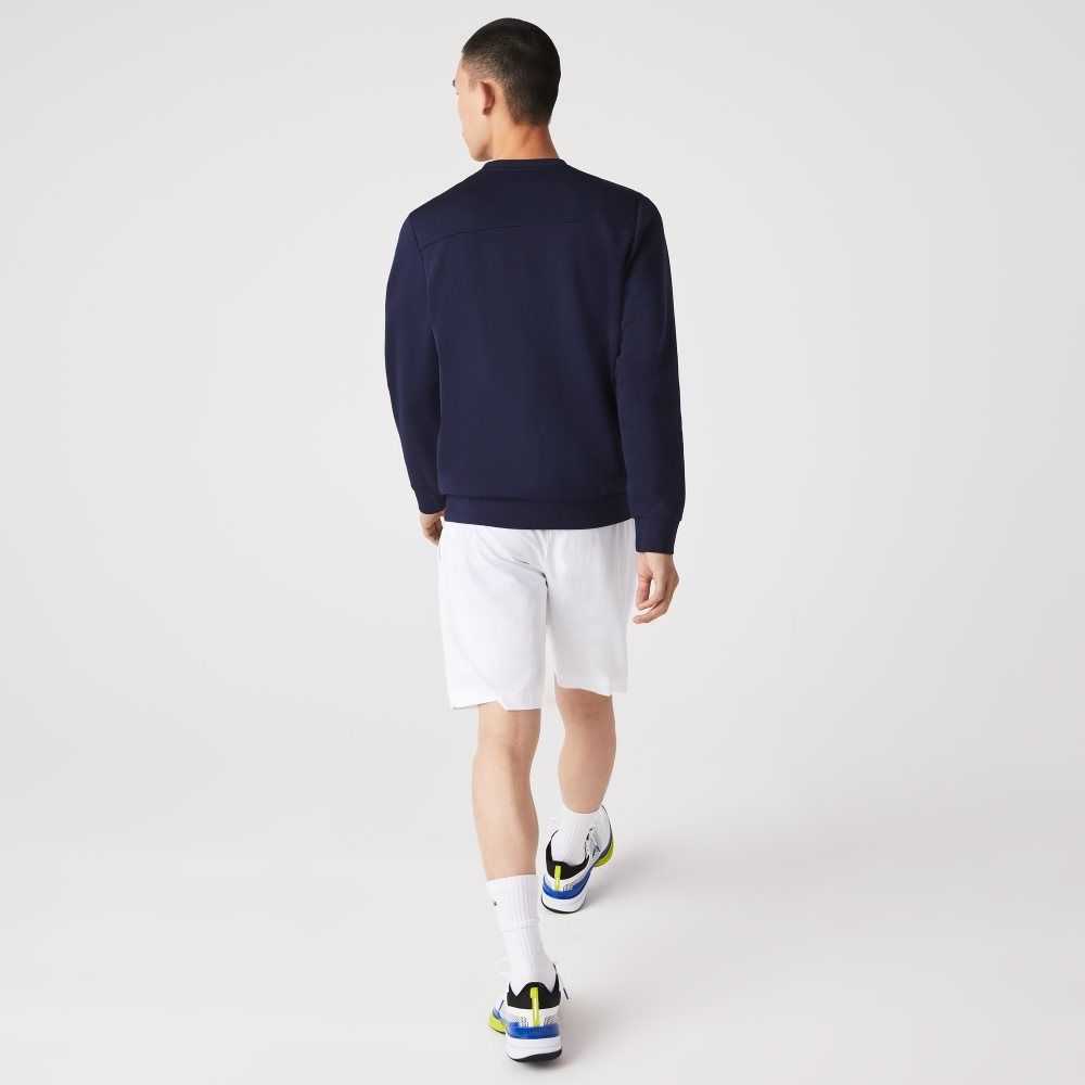 Lacoste SPORT Mesh Panels Marineblå Blå | 2503-ZGHJW