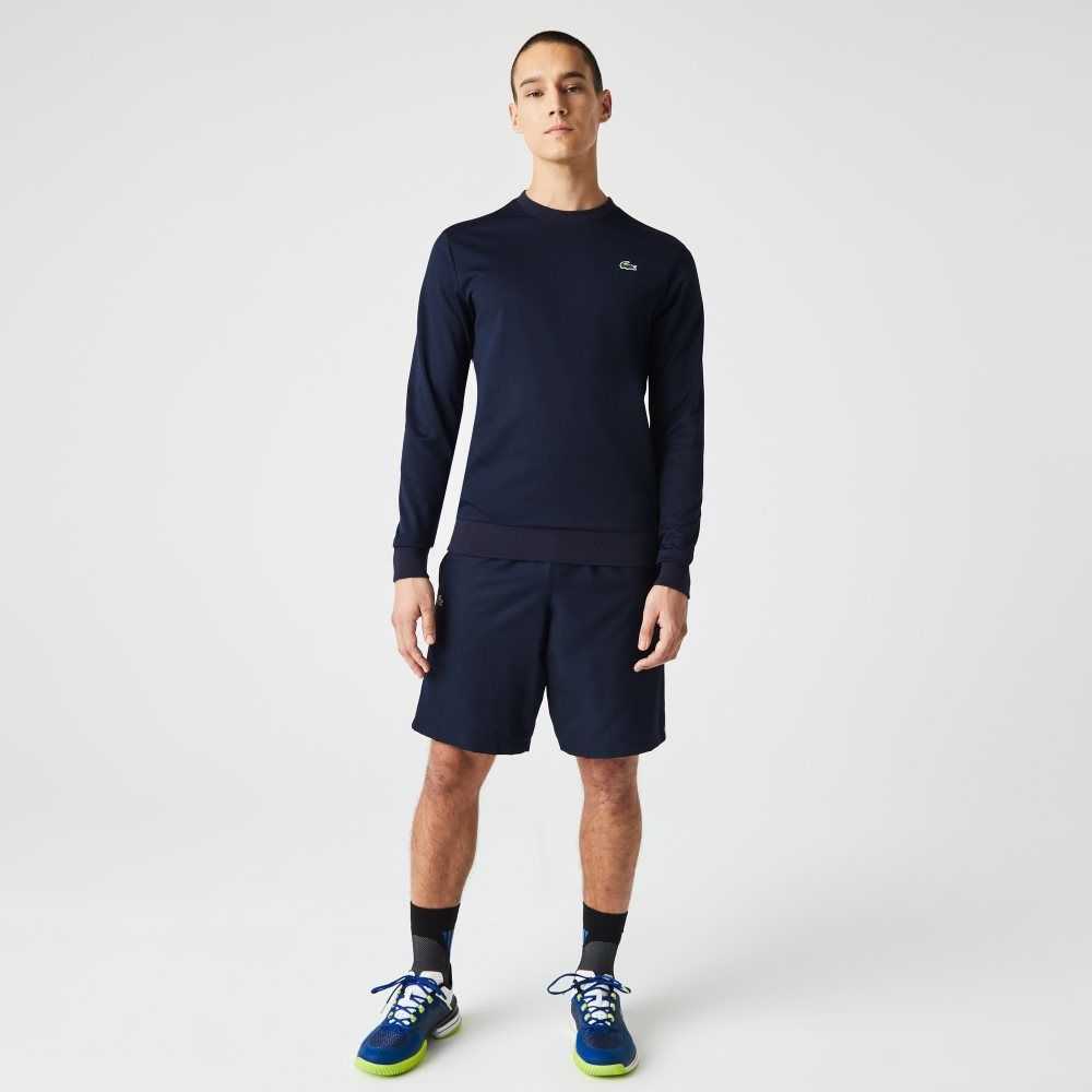 Lacoste SPORT Printed Tennis Marineblå Blå | 7386-VOBAR