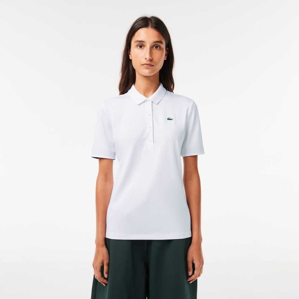 Lacoste SPORT Pustende Stretch Golf Hvite Marineblå Blå | 3750-UVLRZ