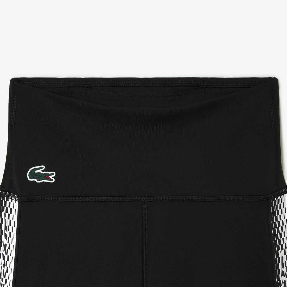 Lacoste SPORT Recycled Polyester Cycle Svarte | 1425-KHGLV