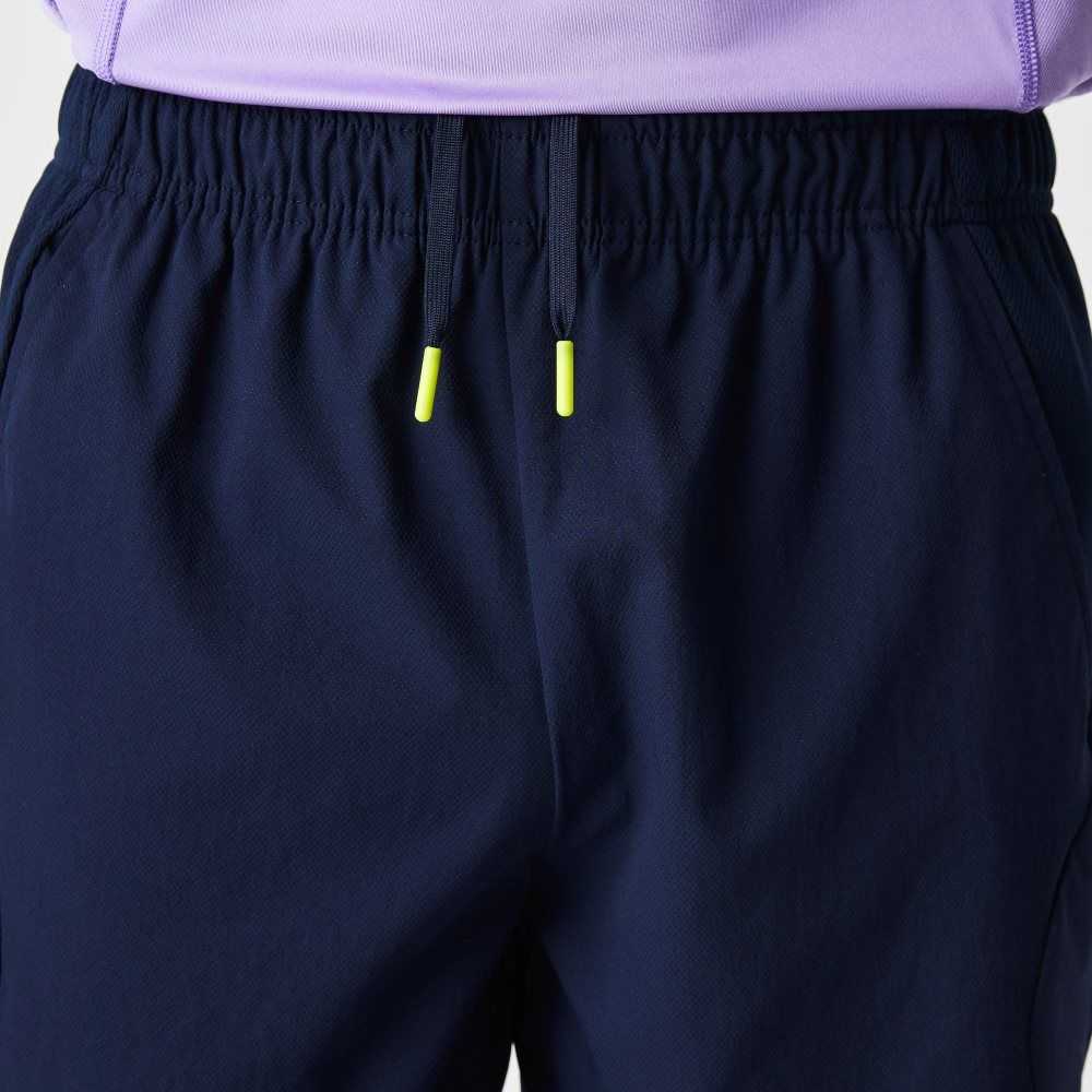 Lacoste SPORT Regular Fit Seamless Tennis Marineblå Blå | 3591-FVJGN