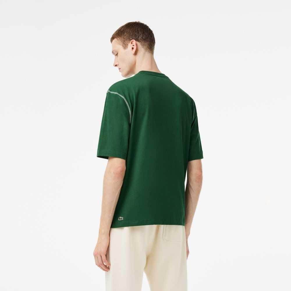 Lacoste SPORT Roland Garros Edition Chunky Jersey Grønn | 7268-DSTLO