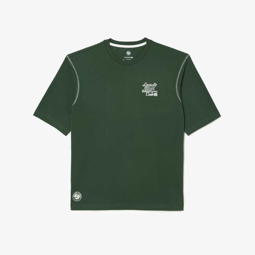 Lacoste SPORT Roland Garros Edition Chunky Jersey Grønn | 7268-DSTLO