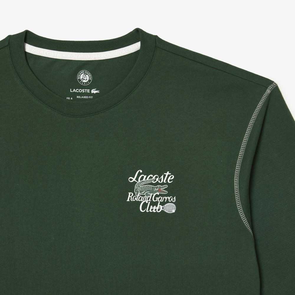 Lacoste SPORT Roland Garros Edition Chunky Jersey Grønn | 7268-DSTLO