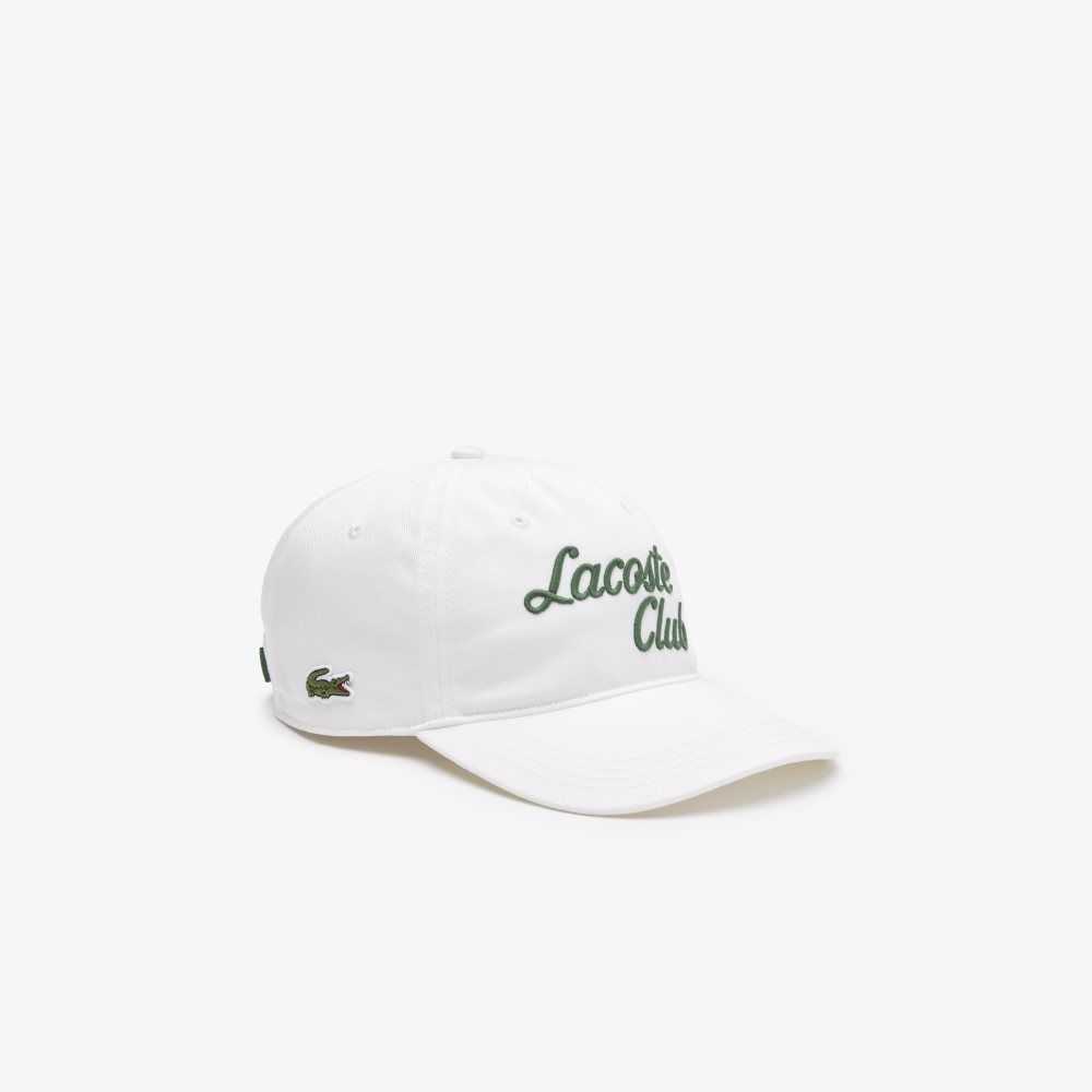 Lacoste SPORT Roland Garros Edition Twill Hvite | 9258-UBMFD