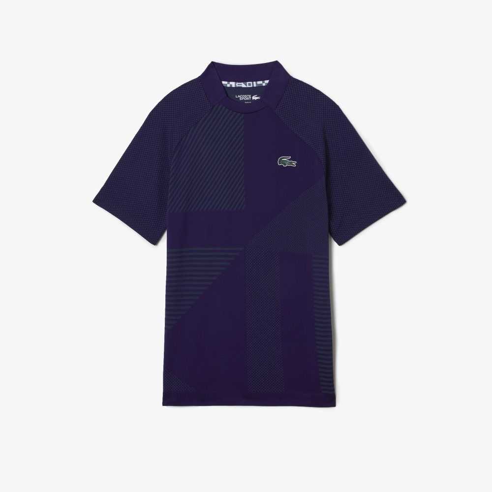 Lacoste SPORT Slim Fit Seamless Tennis Lilla Grønn | 7986-IOUDR