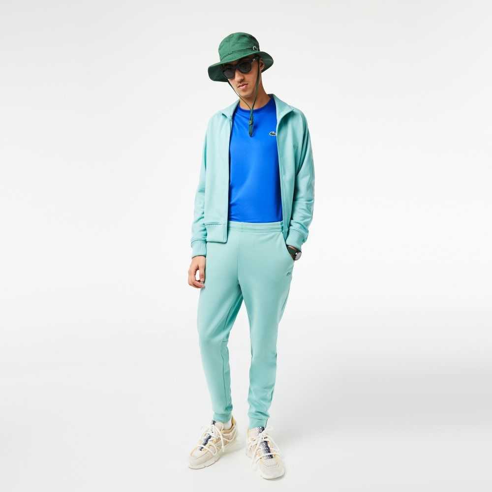 Lacoste SPORT Slim Fit Stretch Jersey Blå | 7935-WPURD