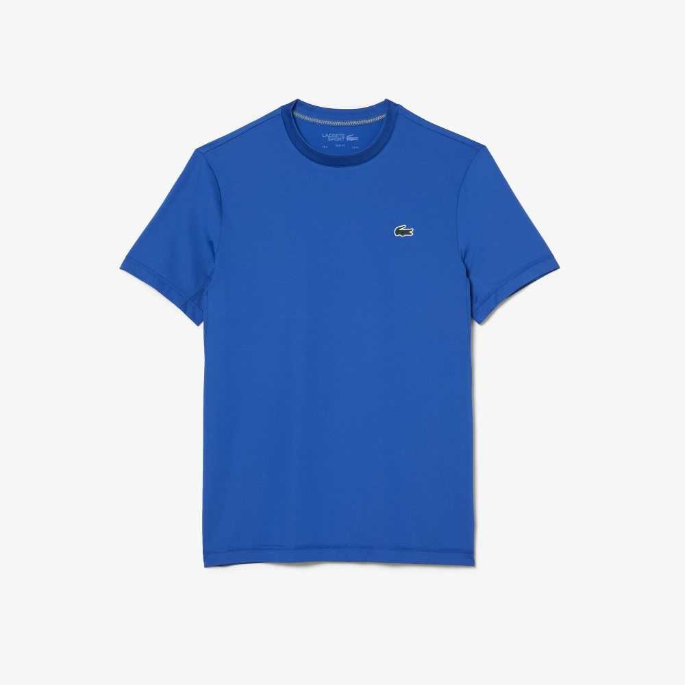 Lacoste SPORT Slim Fit Stretch Jersey Blå | 7935-WPURD