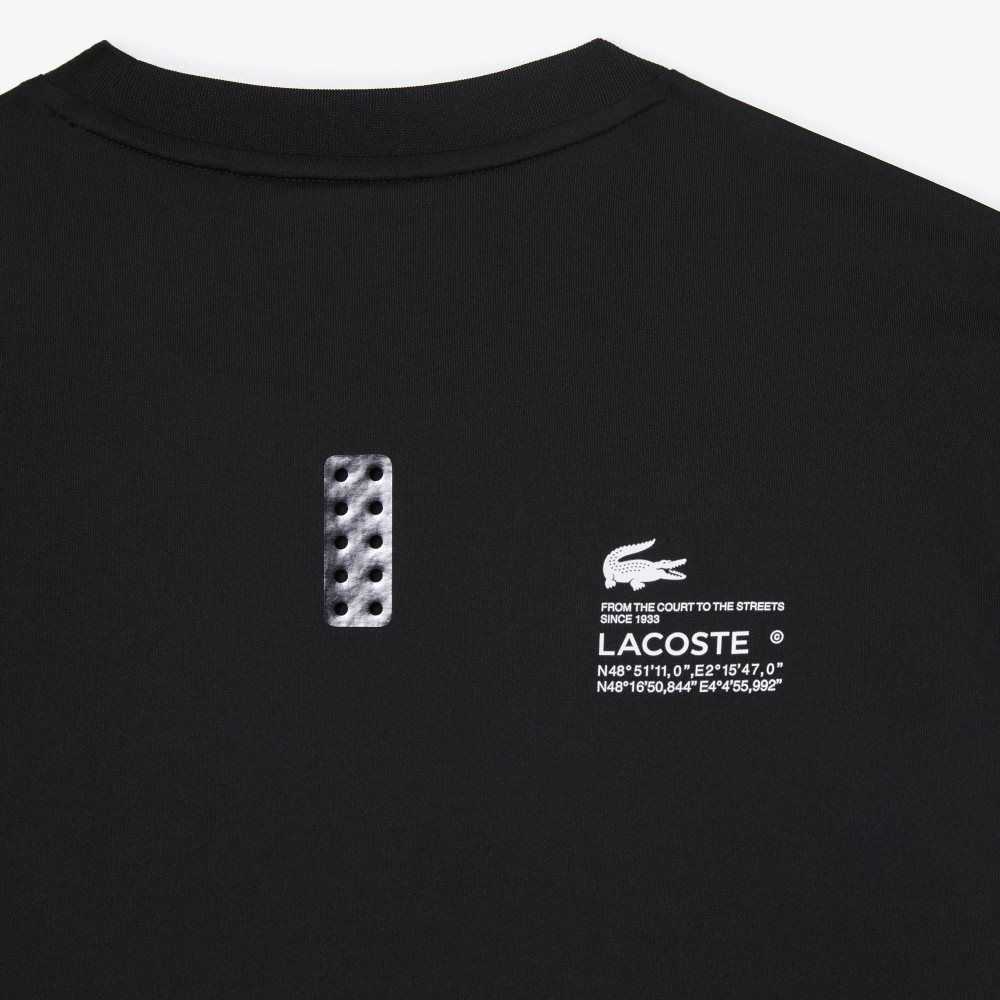 Lacoste SPORT Slim Fit Stretch Jersey Svarte | 9460-NIRUO