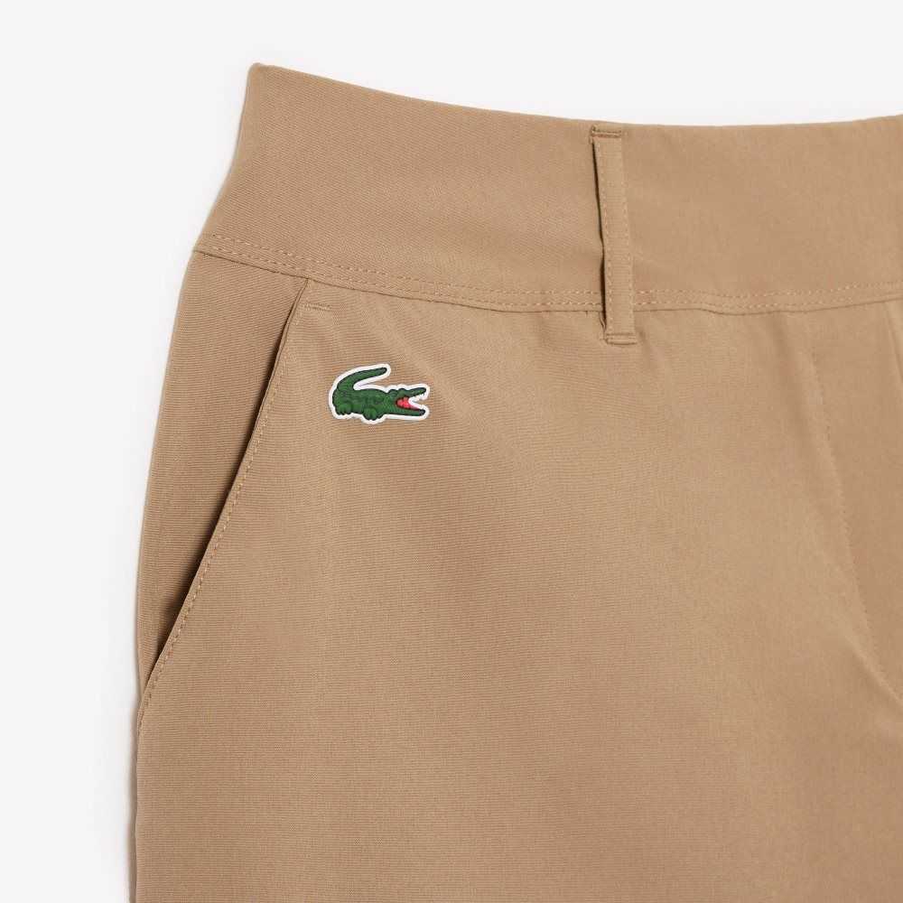 Lacoste SPORT Stretch Golf Bermuda Beige | 5806-VMFSU