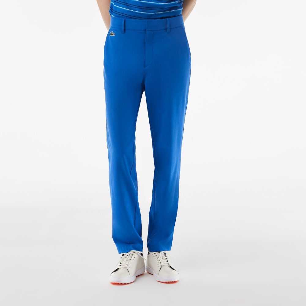 Lacoste SPORT Stretch Golf Chinos Blå | 8490-NWGQK