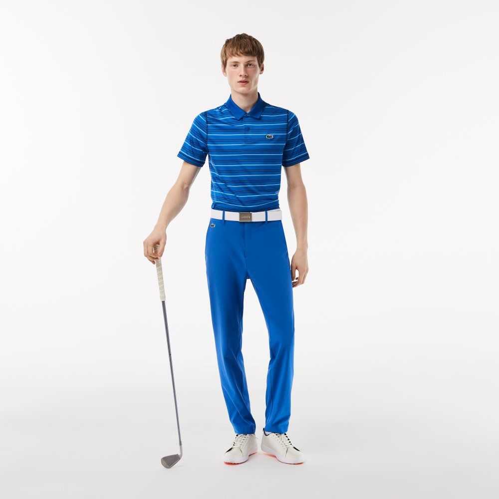 Lacoste SPORT Stretch Golf Chinos Blå | 8490-NWGQK